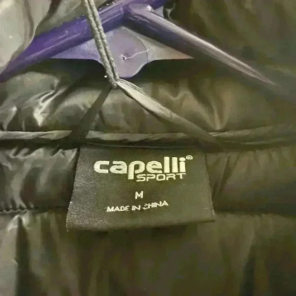 North Texas Celtics Futbol Club Puffer Quilted Zip Vest Black Size M NEW NWT - Picture 7 of 12